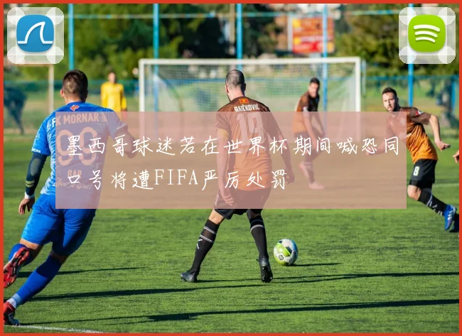 墨西哥球迷若在世界杯期间喊恐同口号将遭FIFA严厉处罚